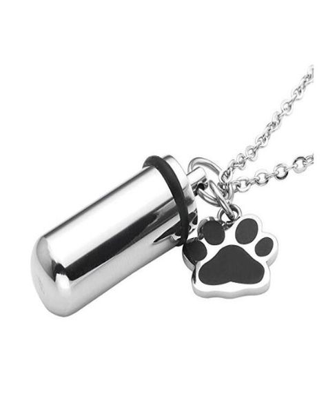 whole 316 stainless steel cylinder foot engraved perfume bottle pendant necklace funeral urn to commemorate pet jewelry5588745, Silver
whole 316 stainless steel cylinder foot engraved perfume bottle pendant necklace funeral urn to commemorate pet jewelry5588745, Silver