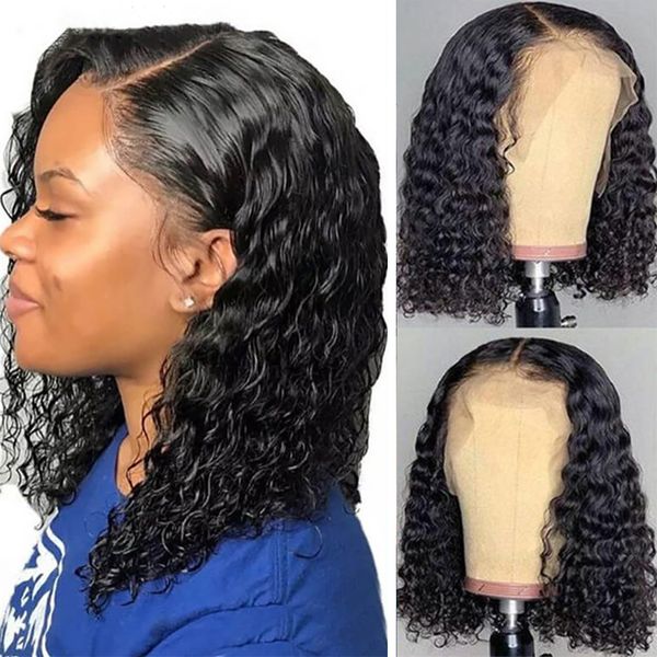 deep wave transparent lace front wig short bob huamn hair wigs for women pre plucked remy 13x4 lace frontal wigs bob closure wig, Black;brown
deep wave transparent lace front wig short bob huamn hair wigs for women pre plucked remy 13x4 lace frontal wigs bob closure wig, Black;brown
