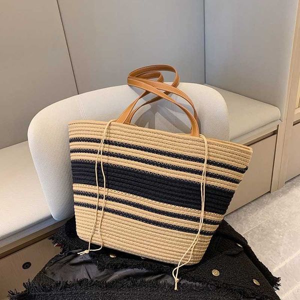 striped high capacity cotton thread woven bag new straw woven bag one shoulder tote bag tidal portable beach bag women's bag
striped high capacity cotton thread woven bag new straw woven bag one shoulder tote bag tidal portable beach bag women's bag