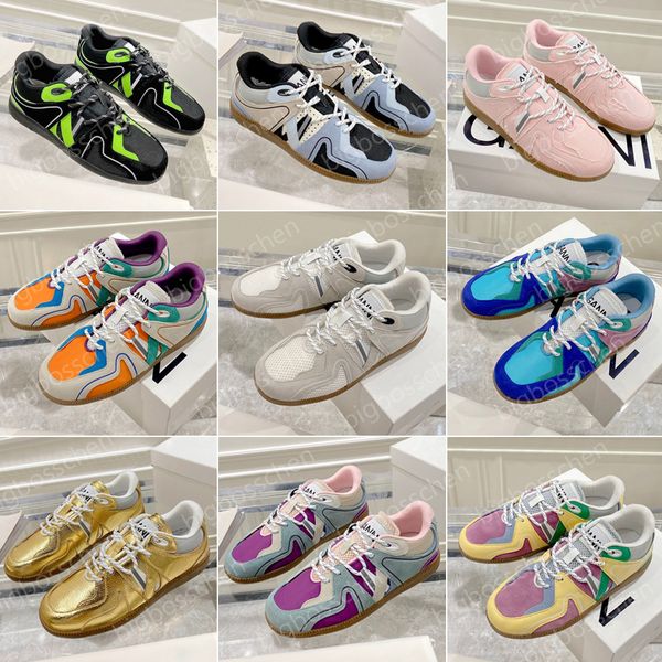 luxury tennis shoes designer brand sneakers ladies ganni mesh casual shoes fashion lace up low leather stitching running shoes 35-40 with bo, Black
luxury tennis shoes designer brand sneakers ladies ganni mesh casual shoes fashion lace up low leather stitching running shoes 35-40 with bo, Black