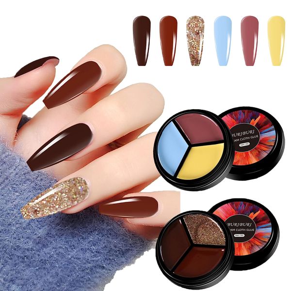 buriburi 3 in 1 solid gel nail polish, pudding gel polish palette uv soaking gel for nail salon starter nail kit (3s-09-18), Red;pink
buriburi 3 in 1 solid gel nail polish, pudding gel polish palette uv soaking gel for nail salon starter nail kit (3s-09-18), Red;pink