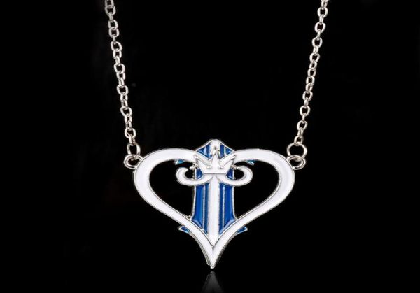 dongsheng japanese anime blue kingdom hearts crown necklaces pendants metal enamel heart cartoon charms necklace gift307635525, Silver
dongsheng japanese anime blue kingdom hearts crown necklaces pendants metal enamel heart cartoon charms necklace gift307635525, Silver