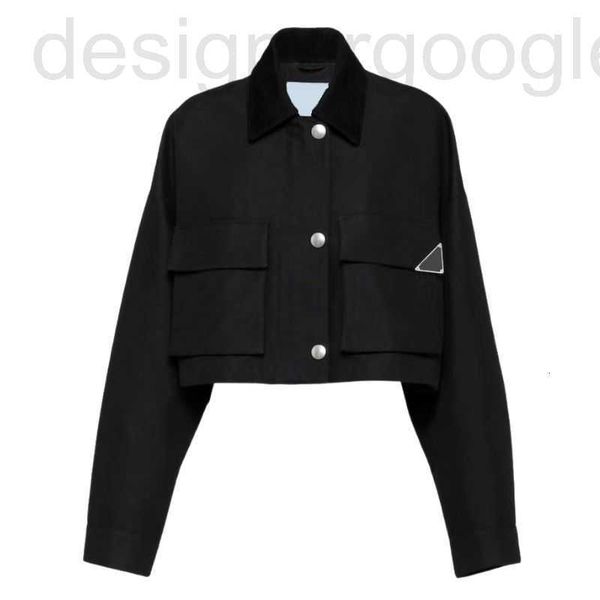 women's jackets designer 23ss fw women designer jacket technical canvas blouson with letters triangle sign windbreaker bomber coat, Black;brown
women's jackets designer 23ss fw women designer jacket technical canvas blouson with letters triangle sign windbreaker bomber coat, Black;brown