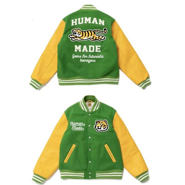 men's jackets human made green jacket men women thick tiger embroidery leather sleeve baseball uniform v5ob hkbd 6 6vdh 1c4q, Black;brown
men's jackets human made green jacket men women thick tiger embroidery leather sleeve baseball uniform v5ob hkbd 6 6vdh 1c4q, Black;brown