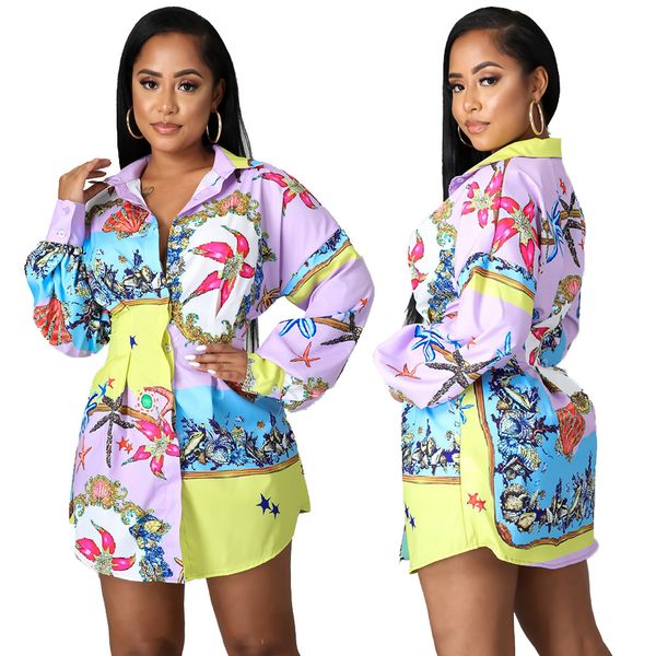 women's shirts dresses fashion clothing business commuting style designer starfish print high waist casual shirt for female dress, Black;gray
women's shirts dresses fashion clothing business commuting style designer starfish print high waist casual shirt for female dress, Black;gray
