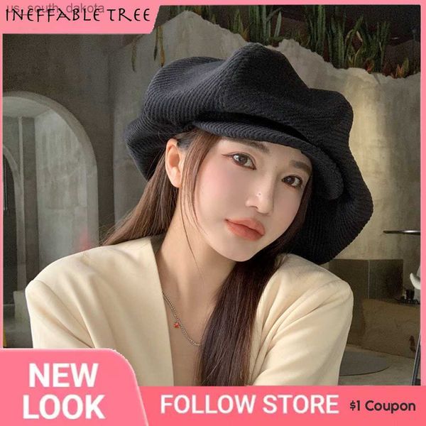 corduroy mushroom hat fashion large cloud hat autumn winter black octagonal cap women face small painter caps gorros l230523, Blue;gray
corduroy mushroom hat fashion large cloud hat autumn winter black octagonal cap women face small painter caps gorros l230523, Blue;gray