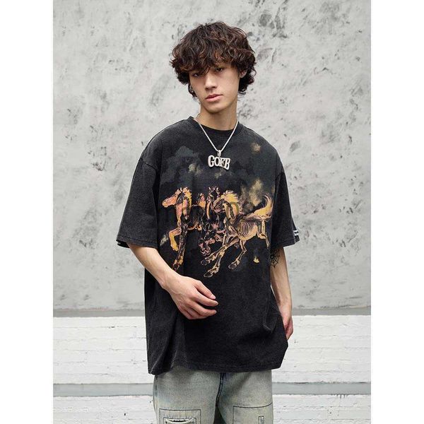 men's t-shirts made extreme flame horse tshirts hip hop distressed t shirts for men 2023 summer oversized t shirt harajuku tee x0621, White;black
men's t-shirts made extreme flame horse tshirts hip hop distressed t shirts for men 2023 summer oversized t shirt harajuku tee x0621, White;black