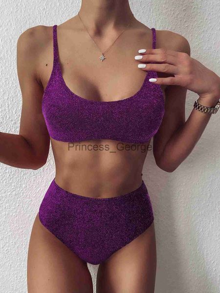 women's plus size swimwear 2023 new female swimsuit high waist bikini women swimwear twopieces bikini set glitter sparkling bather bath, Black
women's plus size swimwear 2023 new female swimsuit high waist bikini women swimwear twopieces bikini set glitter sparkling bather bath, Black