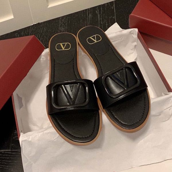 designer slippers women sandals new v-flat slippers sheepskin with inner padding original leather outsole summer essential cool slippers-2, Black
designer slippers women sandals new v-flat slippers sheepskin with inner padding original leather outsole summer essential cool slippers-2, Black