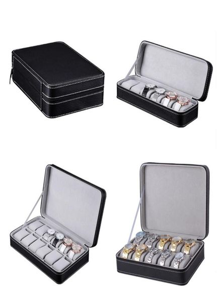 watch boxes cases 61012 slots box pu leather portable zipper quartz watches case holder organizer black jewelry display gift5067588, Black;blue
watch boxes cases 61012 slots box pu leather portable zipper quartz watches case holder organizer black jewelry display gift5067588, Black;blue