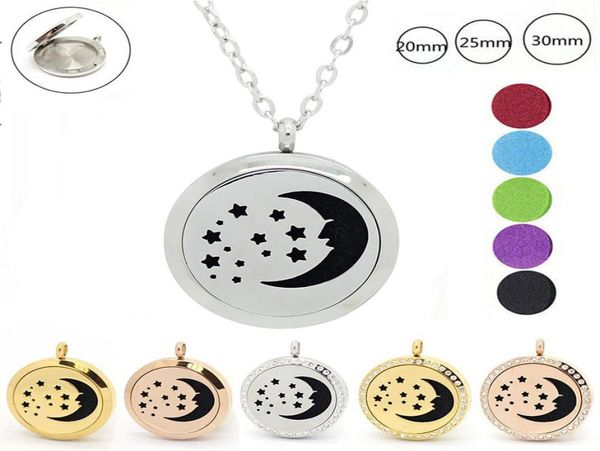 with chain as gift 316l stainless steel aromatherapy locket moon and star essential oil diffuser locekt necklace1296152, Silver
with chain as gift 316l stainless steel aromatherapy locket moon and star essential oil diffuser locekt necklace1296152, Silver