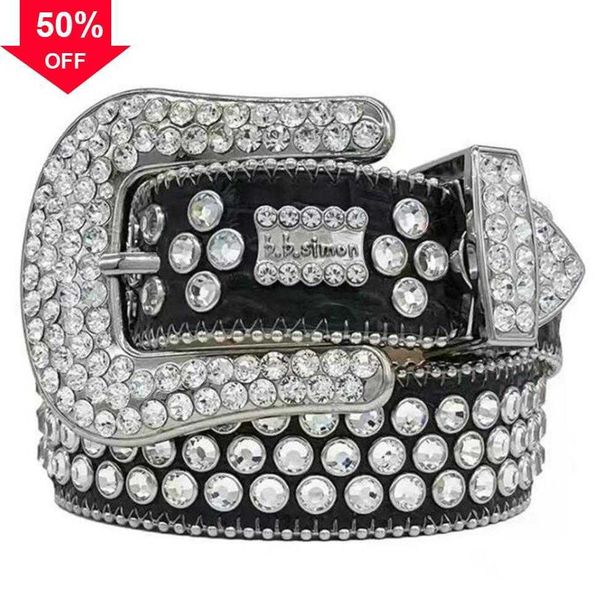2022 designer bb belt simon belts for men women shiny diamond belt black on black blue white multicolour with bling rhinestones as gift225j5, Silver
2022 designer bb belt simon belts for men women shiny diamond belt black on black blue white multicolour with bling rhinestones as gift225j5, Silver