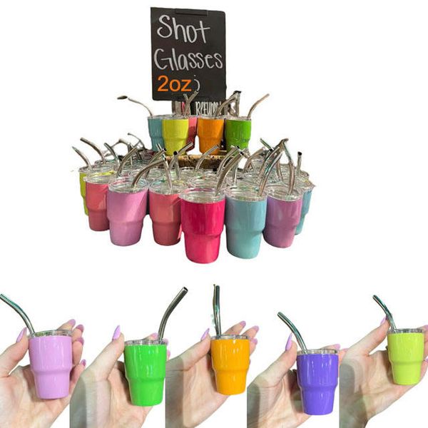 2oz metal mini sublimation tumbler sglass with straw for whisky and espresso coffee in different colors with diy
2oz metal mini sublimation tumbler sglass with straw for whisky and espresso coffee in different colors with diy