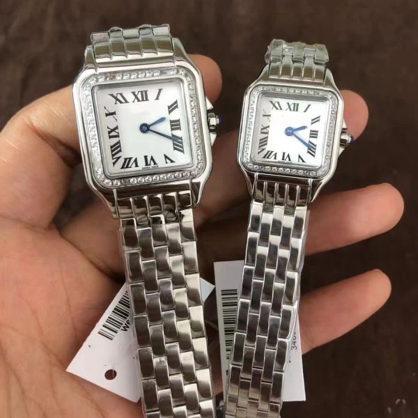 women men quartz diamond watches classic 22mm 27mm lovers waterproof designer watch full steel couple wristwatch gift, Slivery;brown
women men quartz diamond watches classic 22mm 27mm lovers waterproof designer watch full steel couple wristwatch gift, Slivery;brown