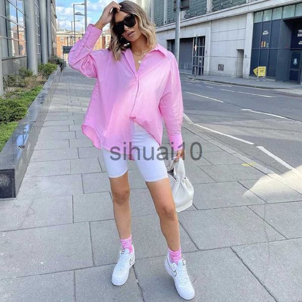 women's blouses shirts puwd casual woman pink oversized shirts 2021 spring fashion ladies loose button shirt female sweet streetwear j, White
women's blouses shirts puwd casual woman pink oversized shirts 2021 spring fashion ladies loose button shirt female sweet streetwear j, White