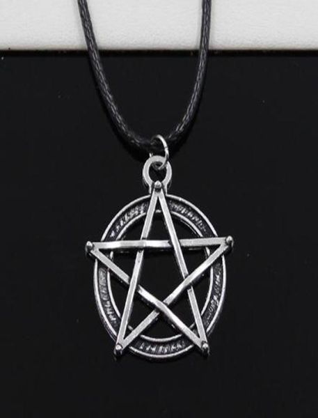 new 20pcslot tibetan silver star pentagram necklace choker charm black leather cord necklace diy6929105
new 20pcslot tibetan silver star pentagram necklace choker charm black leather cord necklace diy6929105