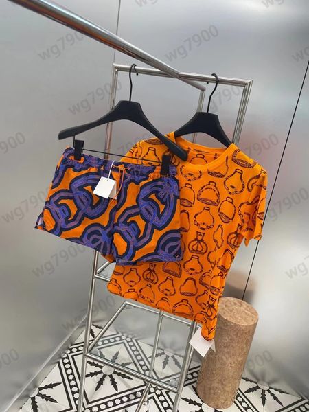 orange color womens two pieces sets round neck t shirts with short pants 2023 summer sprots tracksuits brand designer female beach sports se, White
orange color womens two pieces sets round neck t shirts with short pants 2023 summer sprots tracksuits brand designer female beach sports se, White