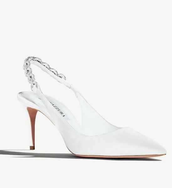 summer luxury aquazzura love link sandals shoes women pointy toe pump crystal circel-shaped chain high heels party,dress,evening slingback e, Black
summer luxury aquazzura love link sandals shoes women pointy toe pump crystal circel-shaped chain high heels party,dress,evening slingback e, Black