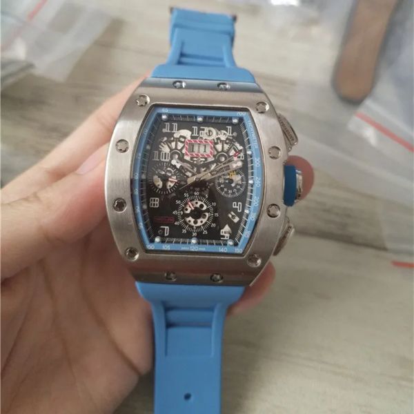 men's automatic mechanical watch japan west iron city movement natural rubber watchband size 50x45mm 316 stainless steel watchcase skel, Slivery;golden
men's automatic mechanical watch japan west iron city movement natural rubber watchband size 50x45mm 316 stainless steel watchcase skel, Slivery;golden