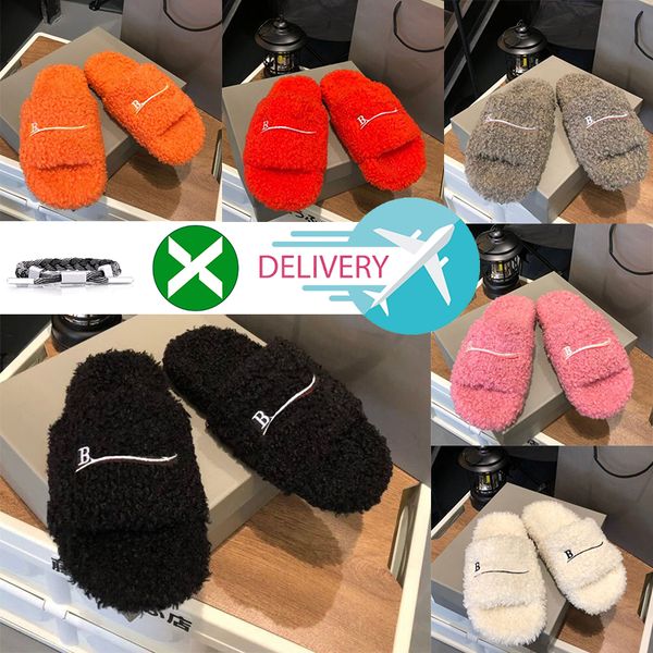 luxury designers women ladies wool slippers slides winter fur fluffy furry warm letters sandals comfortable fuzzy girl flip flop slipper sli, Black
luxury designers women ladies wool slippers slides winter fur fluffy furry warm letters sandals comfortable fuzzy girl flip flop slipper sli, Black
