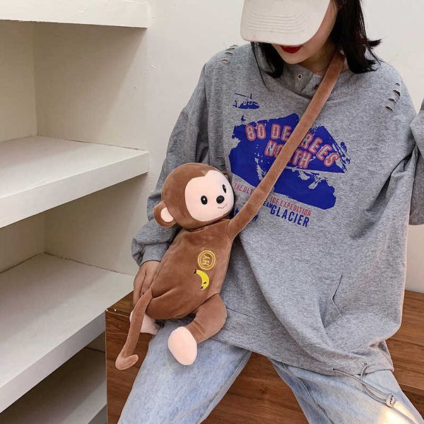 monkey plush bag 2023 new cartoon little monkey plush doll one shoulder backpack cute fairy bag
monkey plush bag 2023 new cartoon little monkey plush doll one shoulder backpack cute fairy bag