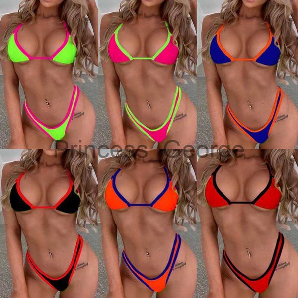 women's plus size swimwear 6 colors bikini women triangle halter thong swimwear swimsuit bikinis set bathing suit beach bikini female b, Black
women's plus size swimwear 6 colors bikini women triangle halter thong swimwear swimsuit bikinis set bathing suit beach bikini female b, Black