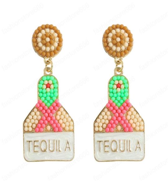 trendy colorful seed bead bottle earrings for women handmade beaded statement drop earrings charm jewelry gift1357127, Silver
trendy colorful seed bead bottle earrings for women handmade beaded statement drop earrings charm jewelry gift1357127, Silver