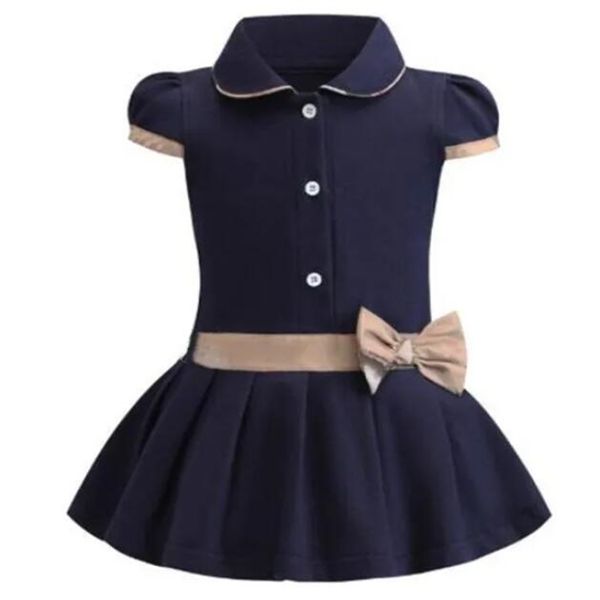 designer girl dress lapel college style short sleeve pleated polo shirt skirt children's fashion brand clothing, Red;yellow
designer girl dress lapel college style short sleeve pleated polo shirt skirt children's fashion brand clothing, Red;yellow
