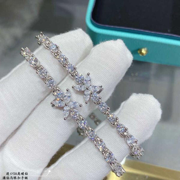internet celebrity tiffay letter full diamond horse eye bracelet 925 sterling silver high carbon cnc exquisite wedding banquet charm butterf, Black
internet celebrity tiffay letter full diamond horse eye bracelet 925 sterling silver high carbon cnc exquisite wedding banquet charm butterf, Black