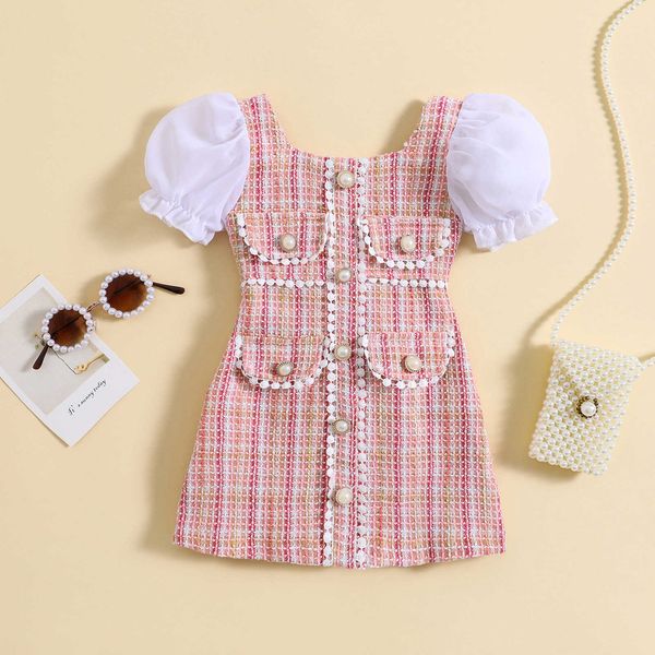 girl's dresses focusnorm 1-6y fashion kids girls princess dress ruffles puff sleeve plaid printed pearl pocket a-line dress aa230531, Red;yellow
girl's dresses focusnorm 1-6y fashion kids girls princess dress ruffles puff sleeve plaid printed pearl pocket a-line dress aa230531, Red;yellow