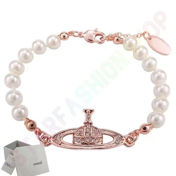 saturn bracelet pearl beaded strand diamond tennis planet bracelets woman gold designer jewelryfashion accessories with boxs 639, Black
saturn bracelet pearl beaded strand diamond tennis planet bracelets woman gold designer jewelryfashion accessories with boxs 639, Black