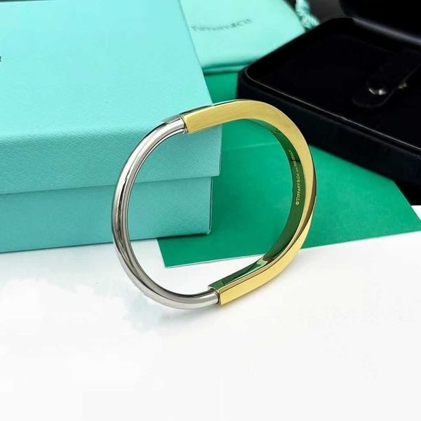 selling item high beauty u-shaped lock bracelet colored personalized tiffay can, Black
selling item high beauty u-shaped lock bracelet colored personalized tiffay can, Black