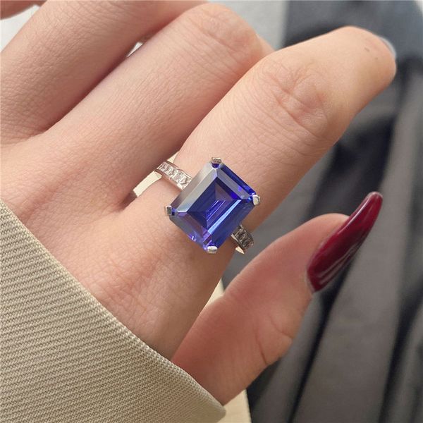 10x12mm blue diamond s925 sterling silver designer ring for woman 5a cubic zirconia love bridal engagement wedding rings womens luxury jewel, Slivery;golden
10x12mm blue diamond s925 sterling silver designer ring for woman 5a cubic zirconia love bridal engagement wedding rings womens luxury jewel, Slivery;golden