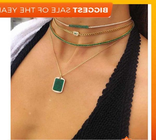 2019 summer new baguette cubic zirconia tennis choker necklace chain for women rainbow green cz paved layer fashion jewelry j12189891337, Silver
2019 summer new baguette cubic zirconia tennis choker necklace chain for women rainbow green cz paved layer fashion jewelry j12189891337, Silver