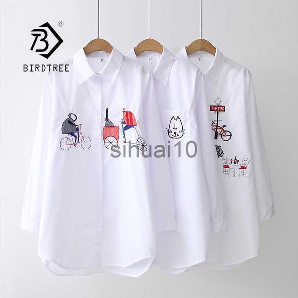 women's blouses shirts 2020 new white shirt casual wear button up turn down collar long sleeve cotton blouse embroidery feminina t8d427
women's blouses shirts 2020 new white shirt casual wear button up turn down collar long sleeve cotton blouse embroidery feminina t8d427