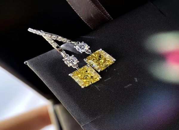 s925 silver drop square shape earring with yellow and pink white color diamond for women wedding jewelry gift ps87117909049, Golden
s925 silver drop square shape earring with yellow and pink white color diamond for women wedding jewelry gift ps87117909049, Golden
