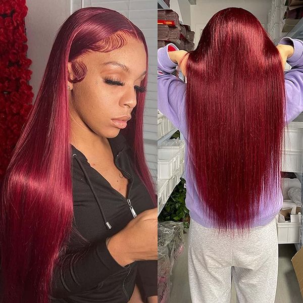 lace front wigs straight 13x4 lace front human hair wig for black women pre plucked brazilian wine red colored hair, Black;brown
lace front wigs straight 13x4 lace front human hair wig for black women pre plucked brazilian wine red colored hair, Black;brown