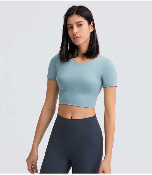 yoga gym shirt womens clothing breathable sportswear women t-shirts sport fitness short sleeve outdoors leisure crop summer l-23
yoga gym shirt womens clothing breathable sportswear women t-shirts sport fitness short sleeve outdoors leisure crop summer l-23