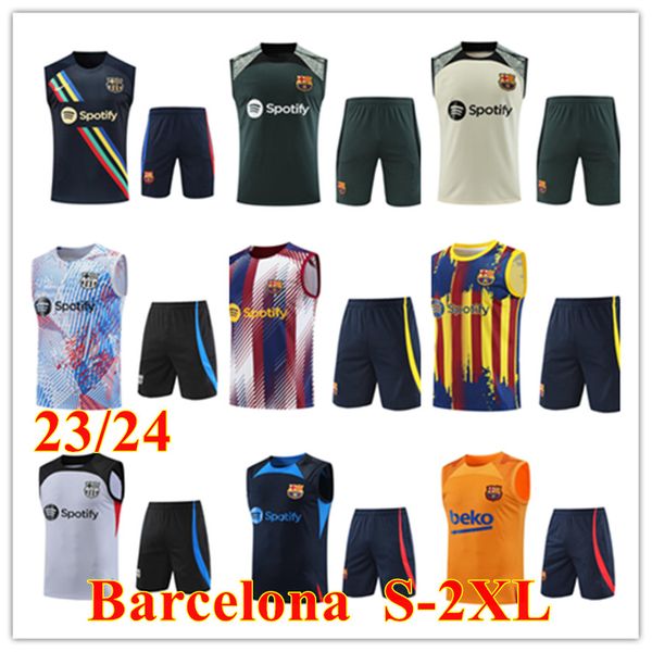 2023 barcelona tracksuits short sleeve vest training suit sweatshirt 23/24 new tracksuits men soccer jersey barca set training suit auba ped, Black
2023 barcelona tracksuits short sleeve vest training suit sweatshirt 23/24 new tracksuits men soccer jersey barca set training suit auba ped, Black