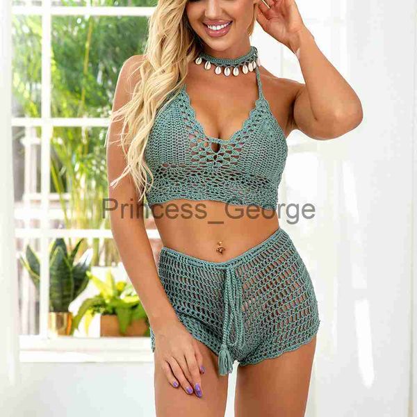 women's plus size swimwear crochet bikini set tassel knitting tube up two pieces pushup swimsuit halter bandage swimwear beach bath sui, Black
women's plus size swimwear crochet bikini set tassel knitting tube up two pieces pushup swimsuit halter bandage swimwear beach bath sui, Black