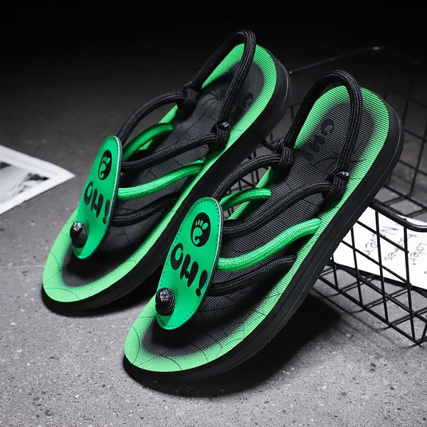 2023 new fashion green mens summer sandals comfortable soft flat sandals male outdoor casual mens flip flops sandalias planas, Black
2023 new fashion green mens summer sandals comfortable soft flat sandals male outdoor casual mens flip flops sandalias planas, Black