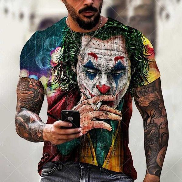 3d evil mask dc clown pattern men's and women's t-shirt round neck short sleeve shrimp skin new style, White;black
3d evil mask dc clown pattern men's and women's t-shirt round neck short sleeve shrimp skin new style, White;black