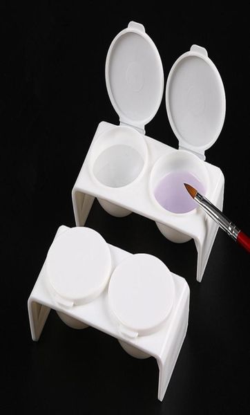 double hole liquid dish plastic dappen bowl with cap glitter powder brush pen wash cup nail styling nail art brush tool b0134685541, Silver
double hole liquid dish plastic dappen bowl with cap glitter powder brush pen wash cup nail styling nail art brush tool b0134685541, Silver