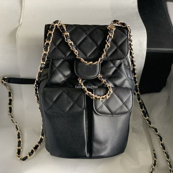 aaaaaa fashion designer bag women's bag 24 cm backpack handbag purse original box leather cross body chain high-quality c0176
aaaaaa fashion designer bag women's bag 24 cm backpack handbag purse original box leather cross body chain high-quality c0176