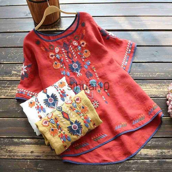 women's blouses shirts embroidery cotton women shirt summer spring blouse clothes for women clothing j230621, White
women's blouses shirts embroidery cotton women shirt summer spring blouse clothes for women clothing j230621, White