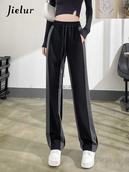 jielur black straight casual women's high waist pants autumn thin side stripe trousers cool loose wide leg pants female sxxl l230621, Black;white
jielur black straight casual women's high waist pants autumn thin side stripe trousers cool loose wide leg pants female sxxl l230621, Black;white