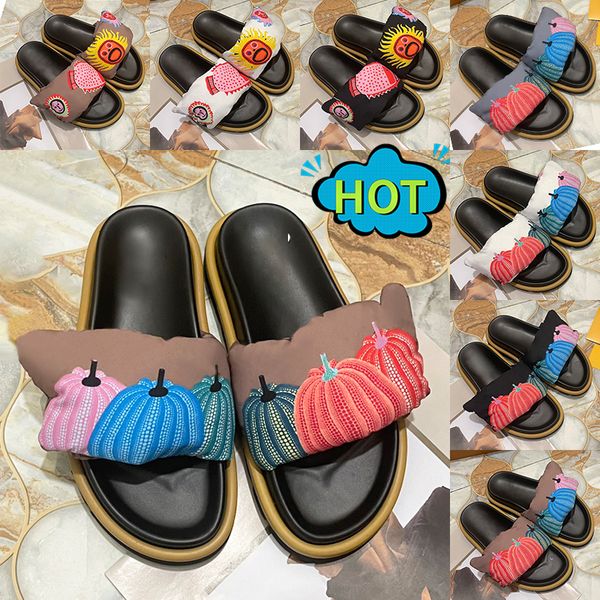 designer slippers women yk pumpkins slipper pool pillow mule slides flat comfort mules sandals embossed sliders platform slide bread slipper, Black
designer slippers women yk pumpkins slipper pool pillow mule slides flat comfort mules sandals embossed sliders platform slide bread slipper, Black
