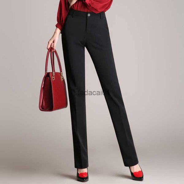 new casual trousers black female large size slim suit pants s4xl l230621, Black;white
new casual trousers black female large size slim suit pants s4xl l230621, Black;white