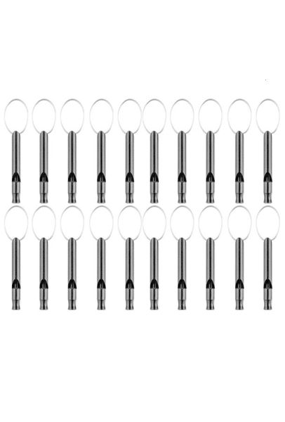 20 pack aluminum whistle sports emergency survival whistles with key chainblack4781445
20 pack aluminum whistle sports emergency survival whistles with key chainblack4781445