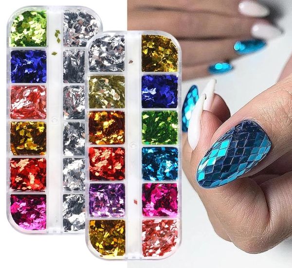 1case holographic laser nail glitter rhombus foil for nail art 3d sequins decorations gel polish mirror manicure paillettes1514248, Silver;gold
1case holographic laser nail glitter rhombus foil for nail art 3d sequins decorations gel polish mirror manicure paillettes1514248, Silver;gold